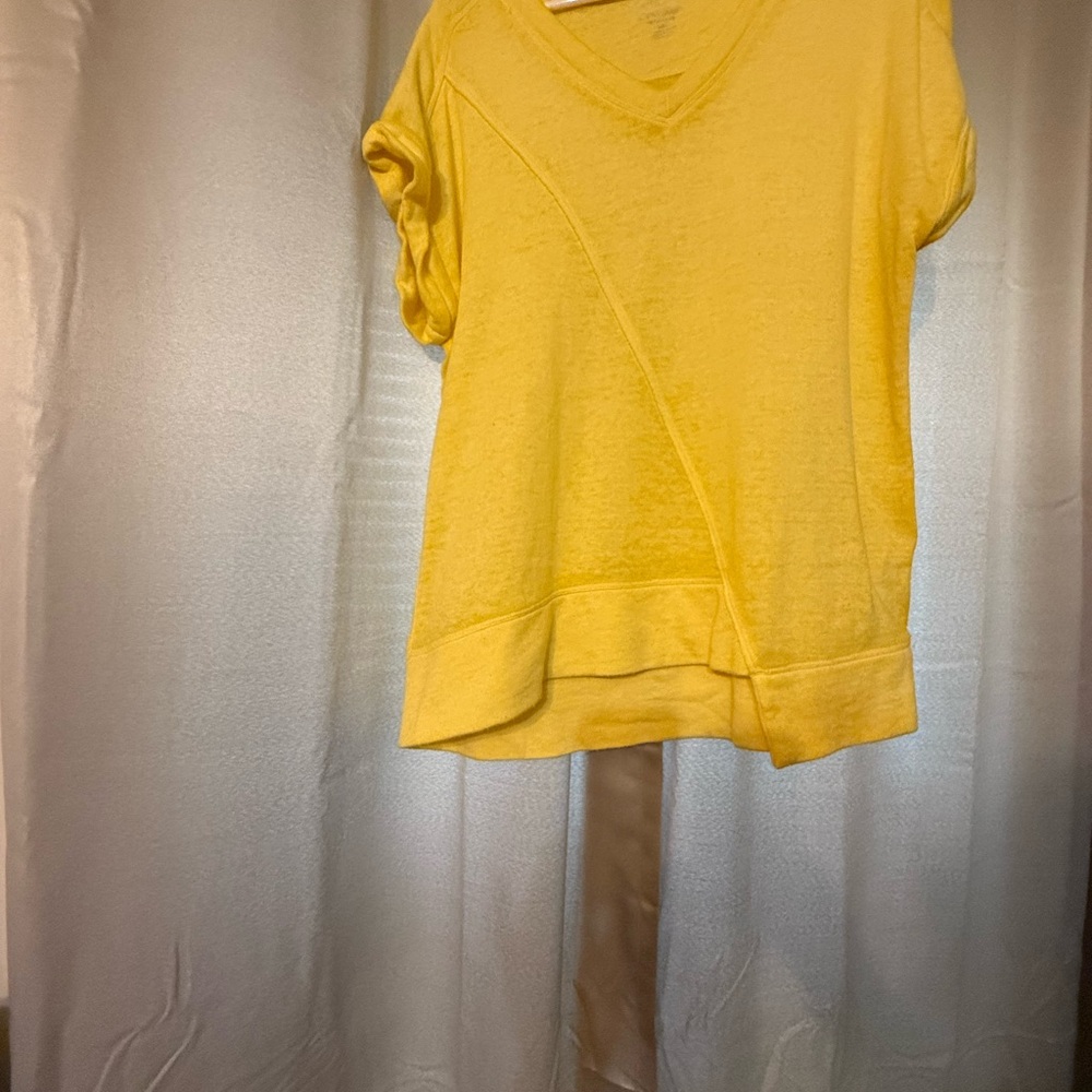 Calvin Klein Performance Yellow Short Sleeve Top